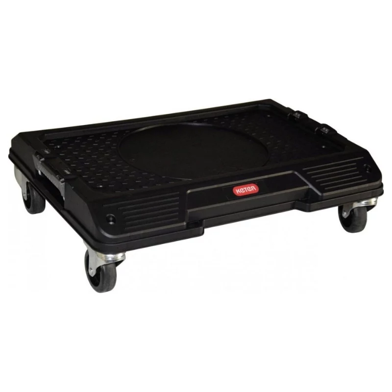 Carrinho de transporte KETER DIY Connect 55,7x43,7x16,4 cm, preto/vermelho, IP54, carga de 30 kg