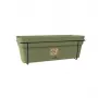 Conjunto de varanda STEFANPLAST com sistema de rega automática e suporte metálico 50x18x17 cm verde