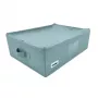 Caixa de arrumação retangular com fecho de correr ORDINETT 42x32x14 cm menta