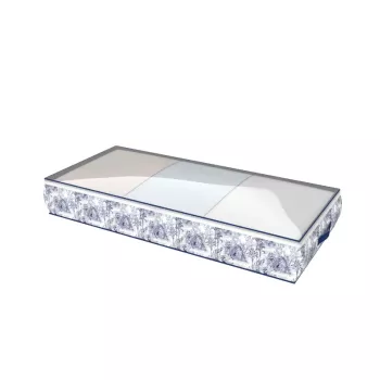 Caixa de roupa ORDINETT 100x45x15cm Kyoto antracite