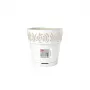 STEFANPLAST Gaia vaso com prato Ø20x19cm branco