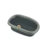 STEFANPLAST caixa de areia para gatos Sprint 10 43x31x14 cm cinzento/verde