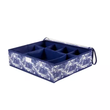 ORDINETT organizador com tampa 44x34x11 cm Kyoto taupe