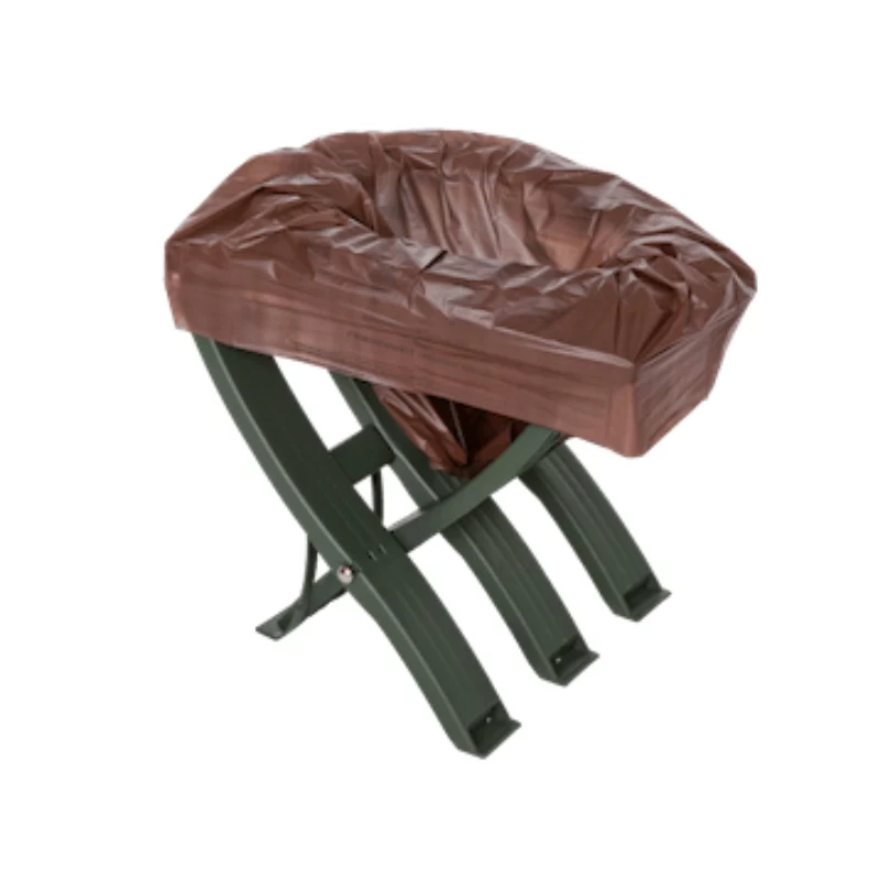 BioBag sacos de sanita compostáveis, 8 por rolo, 22 µm, 65,5 x 51 cm, castanho, certificado EN 13432