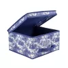 ORDINETT caixa S 30x30x16cm Kyoto caixa de arrumação