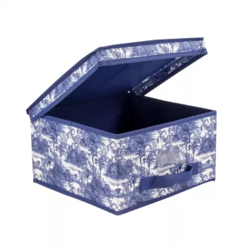 ORDINETT caixa S 30x30x16cm Kyoto caixa de arrumação