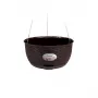 STEFANPLAST vaso suspenso Natural Ø30x14,5cm castanho-escuro