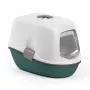 STEFANPLAST Furba Top Chic caixa de areia para gatos com tampa 58,5x39,4x42,7 cm branco/verde