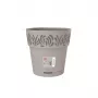 STEFANPLAST Gaia vaso com prato Ø25x25 cm cinzento-claro