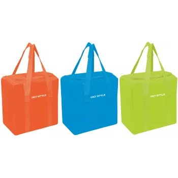 GIOSTYLE Saco térmico Fiesta Vertical sortido, Laranja/Azul-claro/Verde