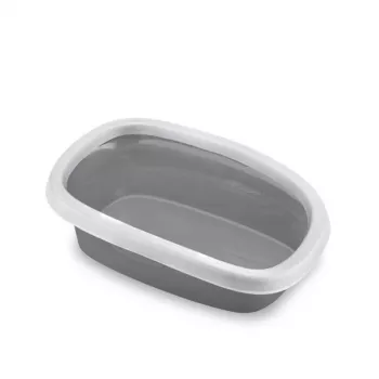 STEFANPLAST Caixa de areia para gatos Sprint 20 58x39x17 cm Branco/Cinzento
