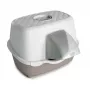 STEFANPLAST Caixa de areia para gatos Tres Chic Outdoor 56x54,5x39cm Branco/Cinzento-claro