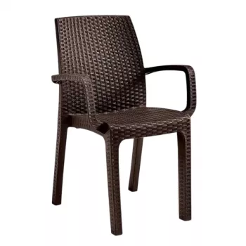BICA Cadeira de jardim Verona Poltrona Castanho