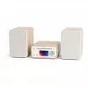 Pure Classic Sistema mini-hi-fi estéreo DAB+/FM, Bluetooth, CD, USB Branco/Carvalho