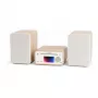 Pure Classic Sistema mini-hi-fi estéreo DAB+/FM, Bluetooth, CD, USB Branco/Carvalho