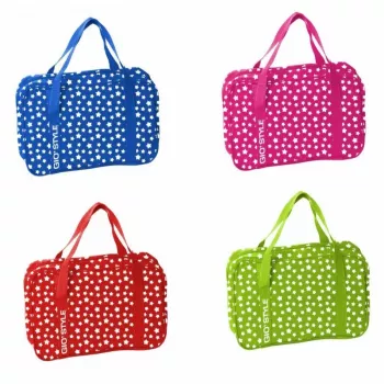 GIOSTYLE Bolsa térmica de almoço Stars 12 sortida Vermelho Verde Azul Rosa
