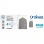 ORDINETT capas de proteção para roupa em plástico 4 unid. 62x95cm transparente com fecho de correr