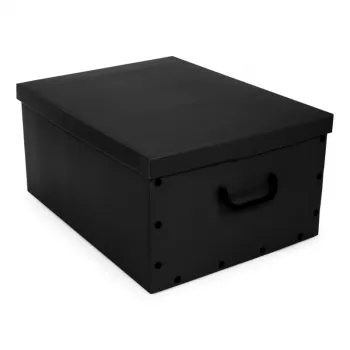ORDINETT caixa de cartão 49x39x25cm caixa grande cor única sortida branco/preto/azul-marinho/cinzento-claro