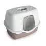 STEFANPLAST caixa de areia para gatos Tres Chic Indoor com filtro, 56x39x39 cm, branco/cinzento-claro