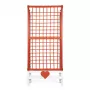 GIOSTYLE Estendal Love branco/laranja 180x56x96 cm