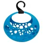 GIOSTYLE Cesto para molas de roupa Love azul-claro 29x13x31 cm