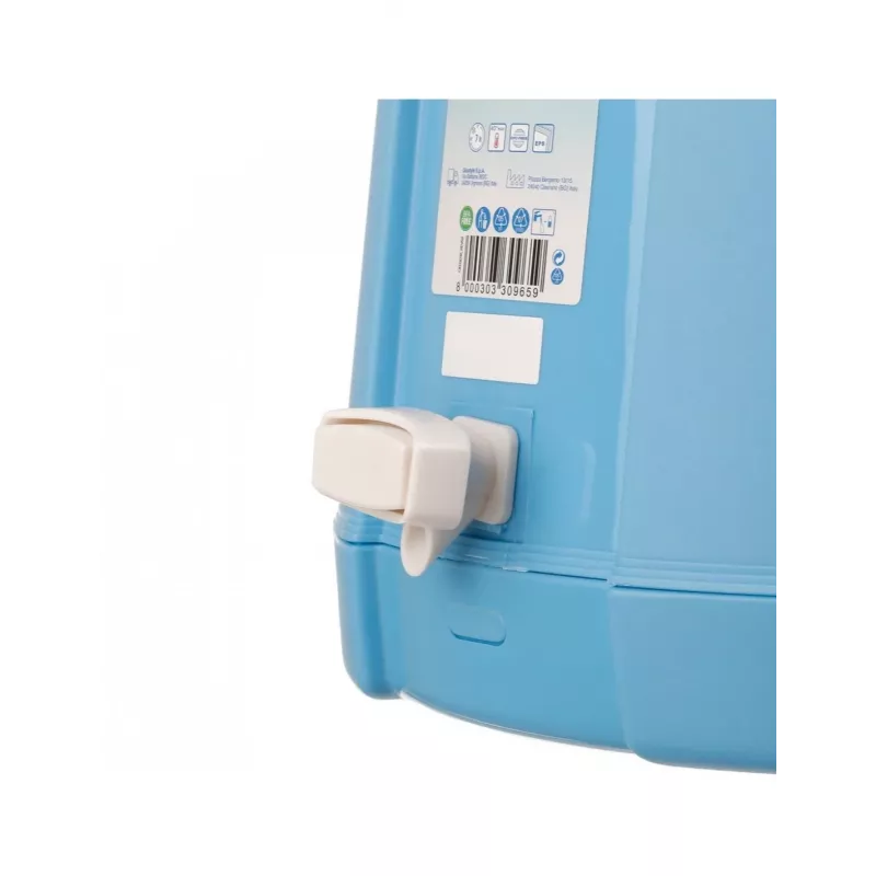Termo GIOSTYLE Fiesta 5 5,6L azul-laranja dispensador de bebidas isotérmico