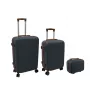 Conjunto de 3 cómodas com gavetas ORDINETT, 60L + 43L + 15L, cinzento