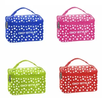GIOSTYLE Lancheira térmica Stars, várias cores (vermelho, verde, azul, rosa)