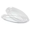 GUARDINI Tabuleiros de plástico transparentes conjunto de 2 Easy Bake 46x23 cm
