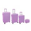 ORDINETT conjunto de 4 malas rígidas 98L/60L/43L/15L rosa
