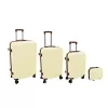 ORDINETT conjunto de malas 4 peças 98L + 60L + 43L + 15L branco