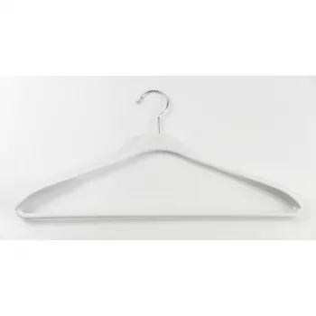 ORDINETT Cabides 2 unid. plástico Soft Touch 45 cm sortidos preto azul cinzento-claro branco