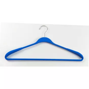 ORDINETT Cabides 2 unid. plástico Soft Touch 45 cm sortidos preto azul cinzento-claro branco