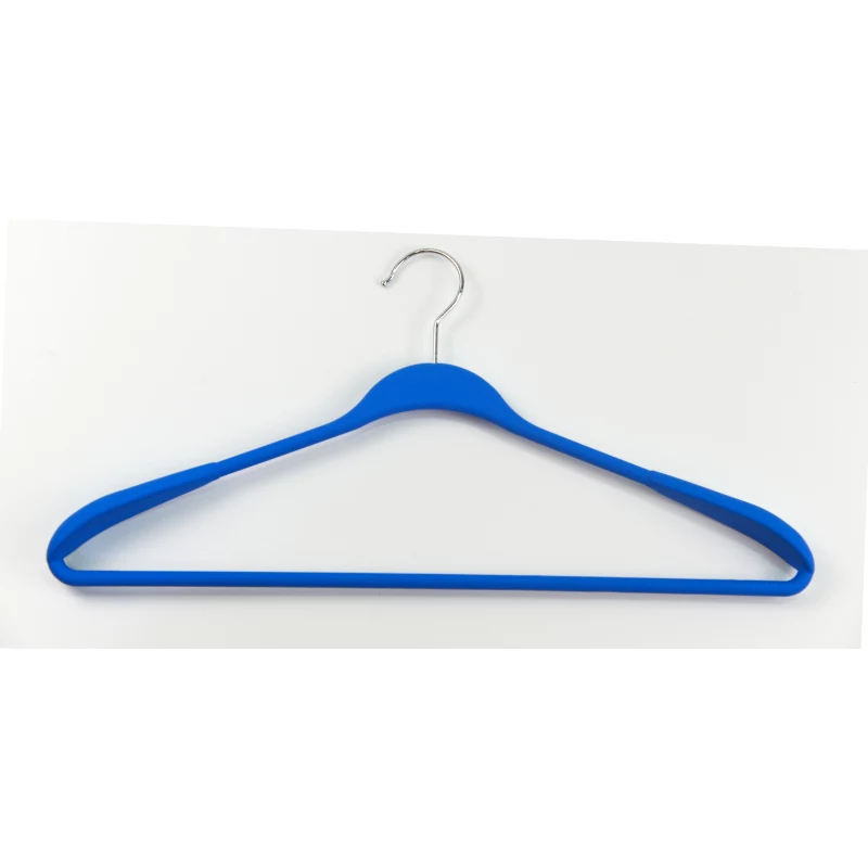 ORDINETT Cabides 2 unid. plástico Soft Touch 45 cm sortidos preto azul cinzento-claro branco
