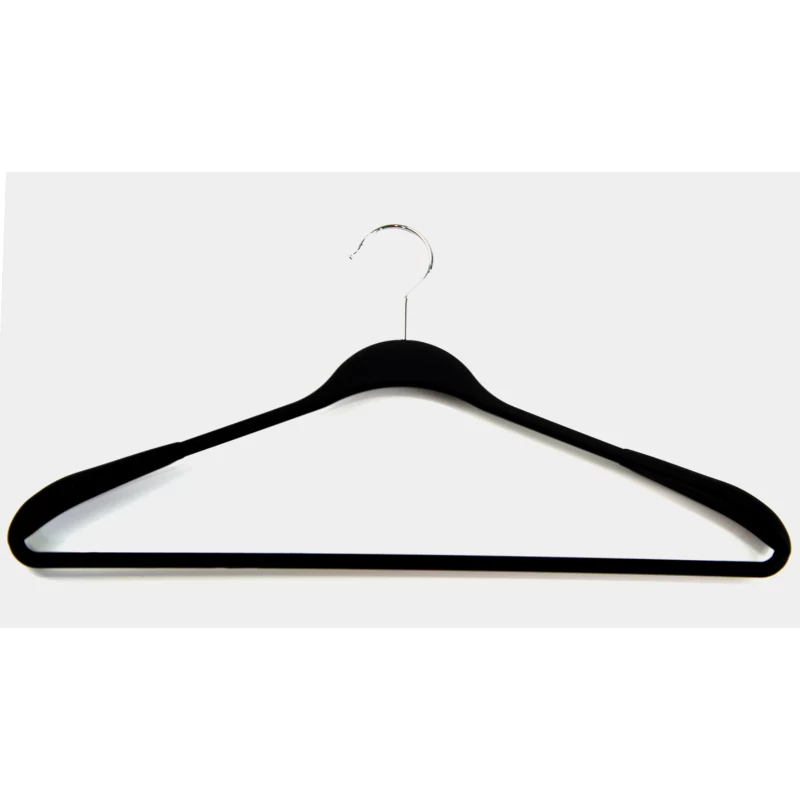 ORDINETT Cabides 2 unid. plástico Soft Touch 45 cm sortidos preto azul cinzento-claro branco