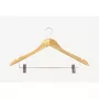 ORDINETT Cabides de madeira com molas, pack de 2, 44,5 cm, faia natural