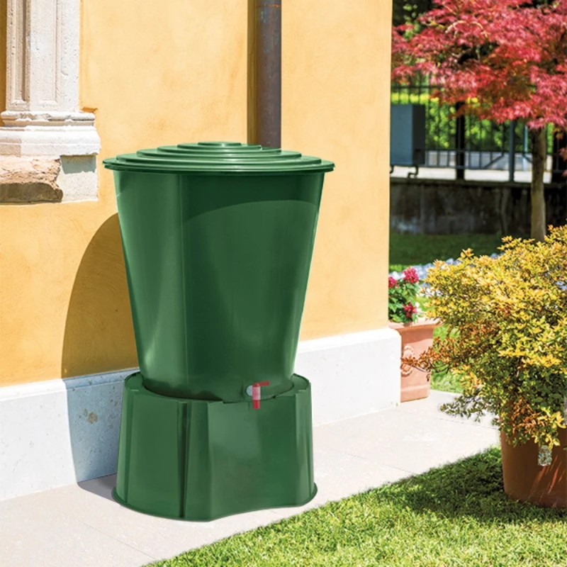 STEFANPLAST Suporte para barril de chuva para barris 210L/310L, 70x38 cm, verde
