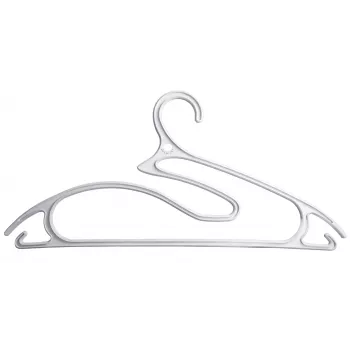 ORDINETT Cabides pack de 5 plástico coleção 5-in-1 42 cm branco