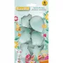 GUARDINI Conjunto de cortadores para biscoitos de Páscoa e pão de gengibre 6 unid. 5-6x2cm