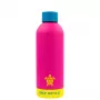GIOSTYLE Garrafa de água Fluo 0,5L sortidas rosa/amarelo/verde/azul
