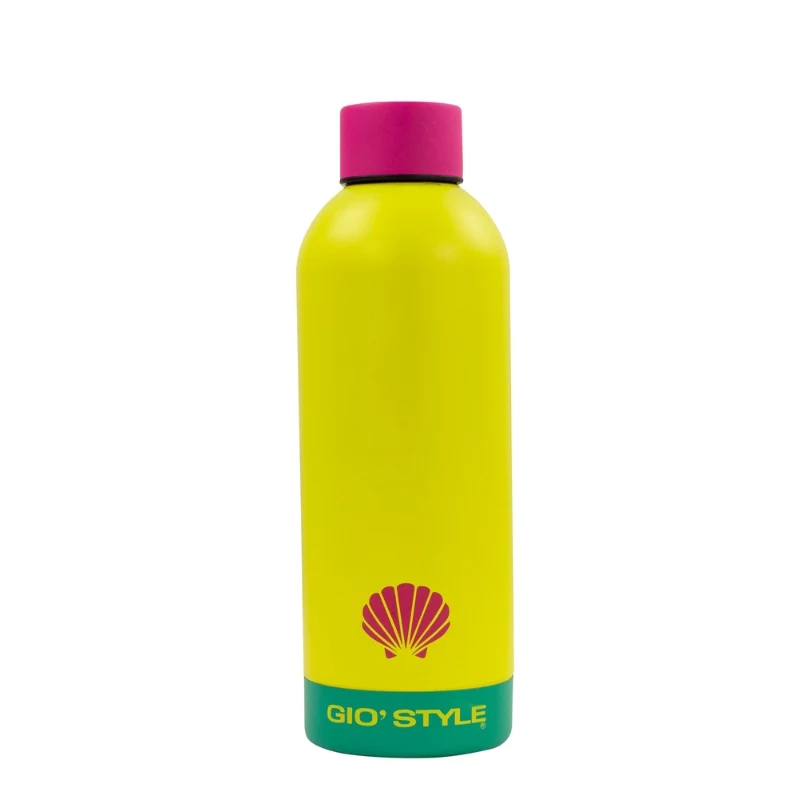 GIOSTYLE Garrafa de água Fluo 0,5L sortidas rosa/amarelo/verde/azul