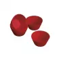 GUARDINI Forminhas de silicone para cupcakes 6 unid. Juliette Ø 6,5 x 3 cm vermelho