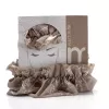 MARTINI SPA Touca de duche Natural - PEVA impermeável reutilizável protetora de cabelo