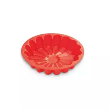 GUARDINI Juliette Forma de silicone para bolos em flor Ø 22 x 5 cm Vermelho