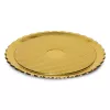 GUARDINI Easy Bake Tabuleiros de plástico dourado, conjunto de 2 Ø28cm