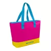 GIOSTYLE Saco térmico Beach Fluo Tote Assorted, 24L, Verde/Rosa/Amarelo/Azul-claro