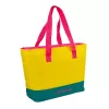 GIOSTYLE Saco térmico Beach Fluo Tote Assorted, 24L, Verde/Rosa/Amarelo/Azul-claro