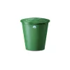 STEFANPLAST Depósito de água da chuva 210L com tampa e torneira Ø76,5x84cm Verde