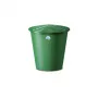 STEFANPLAST Depósito de água da chuva 210L com tampa e torneira Ø76,5x84cm Verde