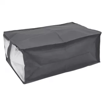 ORDINETT Saco de arrumação para teto 40x60x26 cm Cinzento - Saco de arrumação macio em tecido não tecido com fecho de correr e pegas, 62,4 L